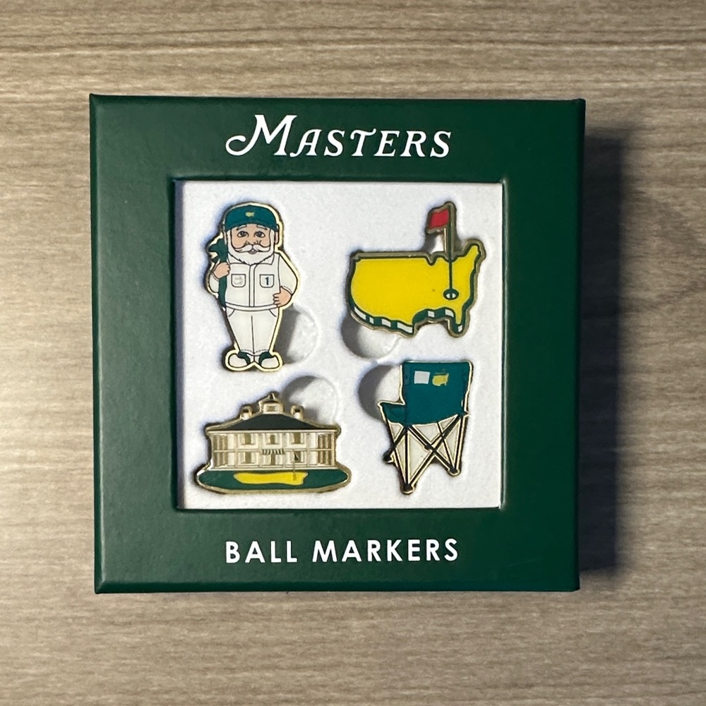 Masters Augusta National New Gnome 2026 set of 4 Ball Markers